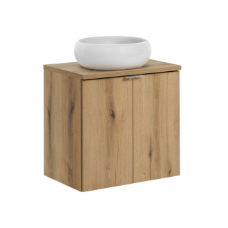 Comad SET-NOA B OAK 60CM D UN WIKI SW Nábytková sestava 60 cm s deskou a umyvadlem Wiki