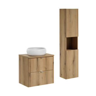Comad SET-NOA B OAK 60CM S UN WIKI SW HC Nábytková sestava 60 cm s umyvadlem