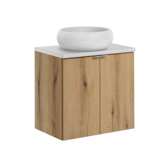 Comad SET-NOA B WHITE 60CM D UN WIKI SW Nábytková sestava 60 cm s deskou a umyvadlem Wiki