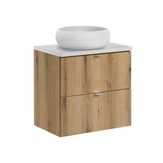 Comad SET-NOA B WHITE 60CM S UN WIKI SW Nábytková sestava 60 cm s deskou a umyvadlem Wiki