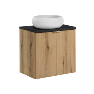 Comad SET-NOA B BLACK 60CM D UN WIKI SW Nábytková sestava 60 cm s deskou a umyvadlem Wiki