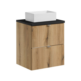 Comad SET-NOA B BLACK 50CM S UN GAJA 35 SW Nábytková sestava 50 cm s deskou a umyvadlem