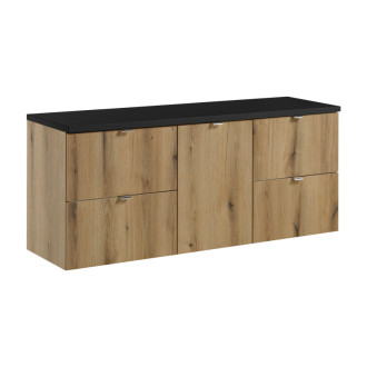 Comad SET-NOA B BLACK 140CM S Nábytková sestava 140 cm s deskou