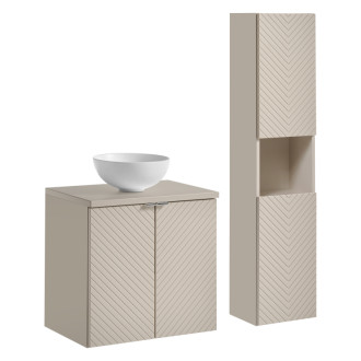 Comad SET-VIC B CASHMERE 60CM D UN DOMI MW HC Nábytková sestava 60 cm s umyvadlem Domi