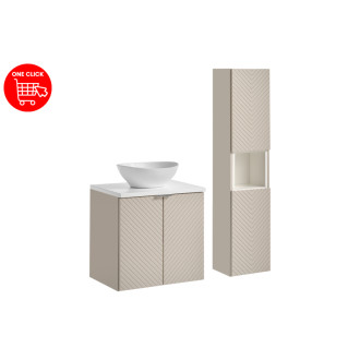 Comad SET-VIC B WHITE 60CM D UN LOLA GW HC Nábytková sestava 60 cm s umyvadlem