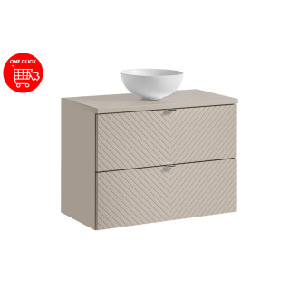 Comad SET-VIC B CASHMERE 80CM S UN DOMI MW Nábytková zostava 80 cm s doskou a umývadlom