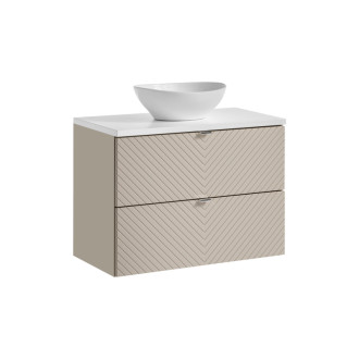 Comad SET-VIC B WHITE 80CM S UN LOLA GW Nábytková zostava 80 cm s doskou a umývadlom Lola