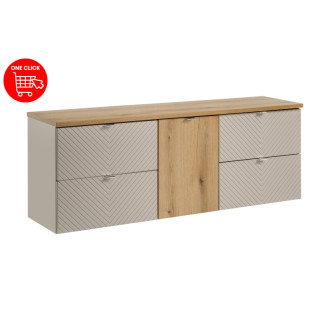 Comad SET-VIC B OAK 160CM S Nábytková sestava 160 cm s deskou