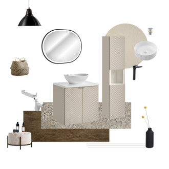 Comad SET-VIC B OAK 160CM S HC Nábytková sestava 160 cm s deskou a vysokou skříňkou