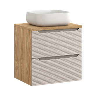 Comad SET-OCB B 60CM S UN NIKA WH Nábytková sestava 60 cm s deskou a umyvadlem Nika
