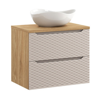 Comad SET-OCB B 70CM S UN CLOUD Nábytková zostava 70 cm s doskou a umývadlom Cloud