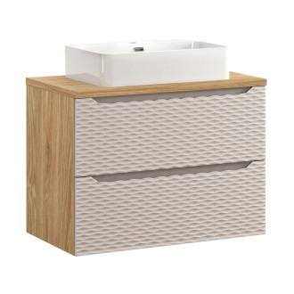 Comad SET-OCB B 80CM S UN TRUST WH Nábytková sestava 80 cm s deskou a umyvadlem Trust
