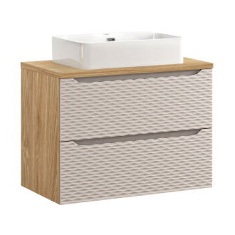 Comad SET-OCB B 80CM S UN TRUST WH Nábytková sestava 80 cm s deskou a umyvadlem Trust