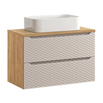 Comad SET-OCB B 90CM S UN KATI WH Nábytková sestava 90 cm s deskou a umyvadlem Kati