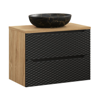 Comad SET-OCBL B 80CM S MONA Nábytková sestava 80 cm s deskou a umyvadlem na desku Mona