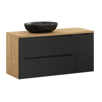 Comad SET-OCBL B 120CM S MONA Nábytková sestava 120 cm s deskou a umyvadlem na desku Mona