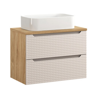 Comad SET-LXB B 80CM S UN KATI Nábytková sestava 80 cm s deskou a umyvadlem na desku Kati