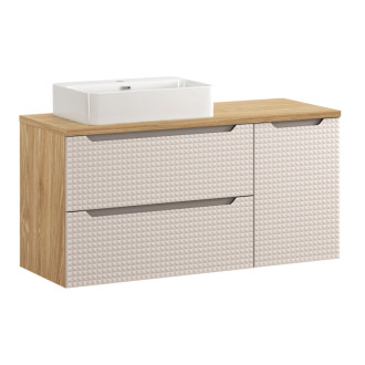 Comad SET-LXB B 120CM S UN TRUST WH Nábytková zostava 120 cm s doskou a umývadlom Trust