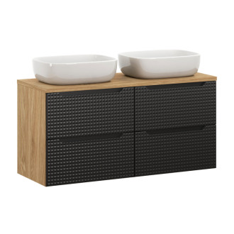 Comad SET-LXBL B 120CM S UN SMILE 50 Nábytková sestava 120 cm s deskou a 2 umyvadly Smile