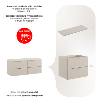 Comad SET-DC B 120CM Nábytková zostava 120 cm s doskou