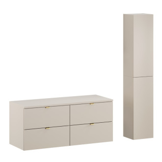 Comad SET-DC B 120CM HC Nábytková sestava 120 cm s deskou a vysokou skříňkou
