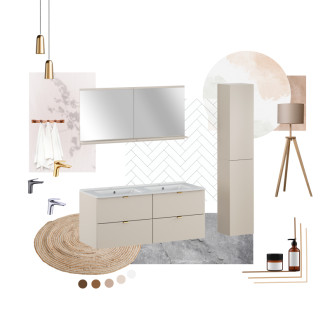 Comad SET-DC B 120CM HC Nábytková sestava 120 cm s deskou a vysokou skříňkou