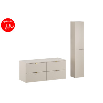 Comad SET-DC B 120CM HC Nábytková sestava 120 cm s deskou a vysokou skříňkou