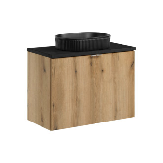 Comad SET-NOA B BLACK 80CM D UN BEYOND 5 BM Nábytková sestava 80 cm s deskou a umyvadlem