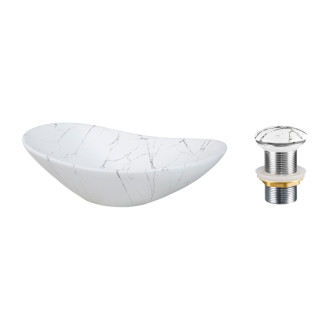 Comad SET-LENA MW T201M-W17-3 Umyvadlová sada se zátkou Click-Clack