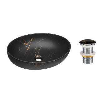 Comad SET-MONA T201M-B12-3 Umyvadlová sada se zátkou Click-Clack