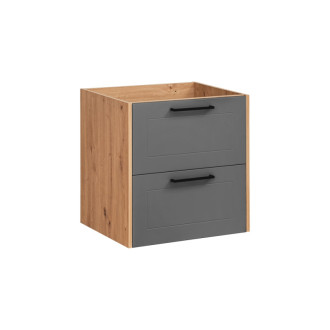 Comad MADERA GREY 820 FSC Skříňka pod umyvadlo 60 cm 2 zásuvky