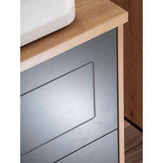Comad MADERA GREY 820 FSC Skříňka pod umyvadlo 60 cm 2 zásuvky