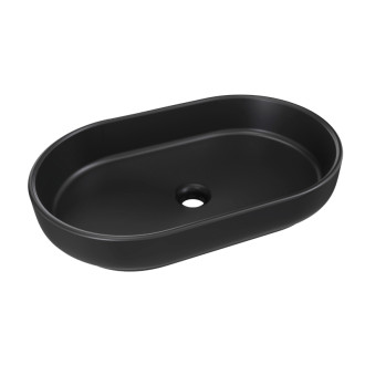 Comad RIVER 2 BLACK MATT UN 55 ( E-6594 ) Nábytkové umyvadlo na desku
