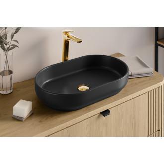 Comad RIVER 2 BLACK MATT UN 55 (E-6594) Nábytkové umývadlo na dosku
