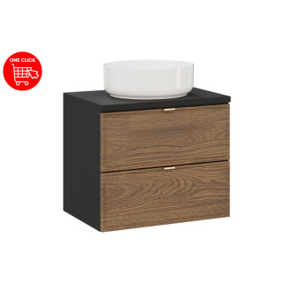 Comad SET-TC B BLACK 60CM UN MAJA Nábytková sestava 60 cm s deskou a umyvadlem Maja