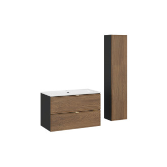 Comad SET-TC 80CM UM SKY HC Nábytková sestava 80 cm s umyvadlem SKY a vysokou skříňkou