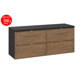 Comad SET-TC B BLACK 120CM Nábytková zostava 120 cm s doskou