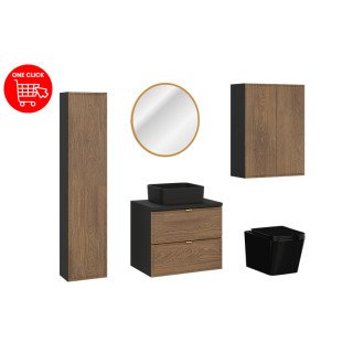 Comad SET-TC B BLACK 60CM UN SLIM BL HC Nábytková sestava 60 cm