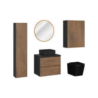 Comad SET-TC B BLACK 60CM UN SLIM BL HC Nábytková sestava 60 cm