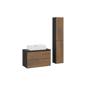 Comad SET-TC B BLACK 80CM UN TRUST WH 2SP Nábytková sestava 80 cm
