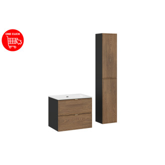 Comad SET-TC 60CM UM SKY 2SP Nábytková sestava 60 cm s umyvadlem SKY a polosloupky