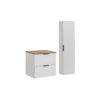 Comad SET-ADW B WOTAN 60CM HC Nábytková sestava 60 cm s deskou a vysokou skříňkou