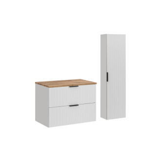 Comad SET-ADW B WOTAN 80CM HC Nábytková sestava 80 cm s deskou a vysokou skříňkou