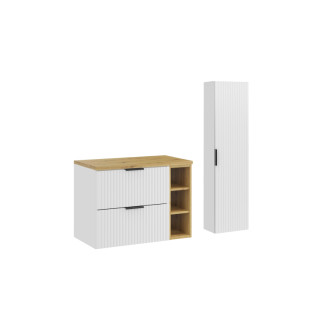 Comad SET-ADW B ARTISAN 80CM LR HC Nábytková sestava 80 cm s deskou a vysokou skříňkou