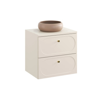 Comad SET-DS B SAND 60CM UN WIKI MC Nábytková sestava 60 cm s deskou a umyvadlem Wiki
