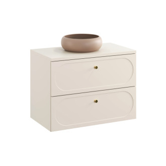 Comad SET-DS B SAND 80CM UN WIKI MC Nábytková sestava 80 cm s deskou a umyvadlem Wiki