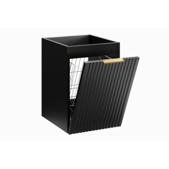 Comad ADEL BLACK 81-40-1DK Skrinka pod dosku 40 cm s košom na bielizeň