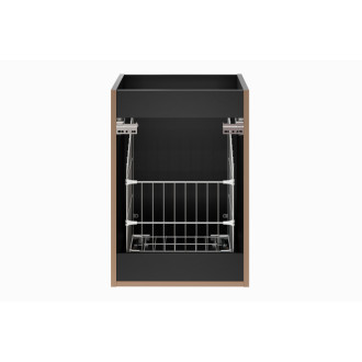 Comad ADEL BLACK 81-40-1DK Skrinka pod dosku 40 cm s košom na bielizeň