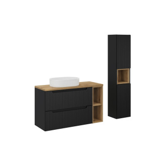 Comad SET-NOB B OAK 100CM UN BEYOND WH HC LR Nábytková sestava 100 cm