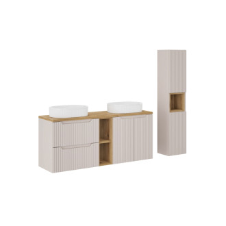 Comad SET-NOC B OAK 140CM UN BEYOND WH HC LR Nábytková sestava 140 cm